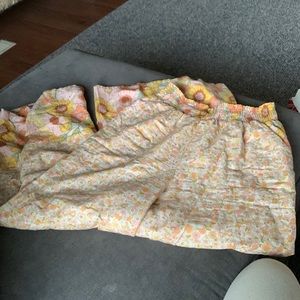 American eagle floral wide leg pants